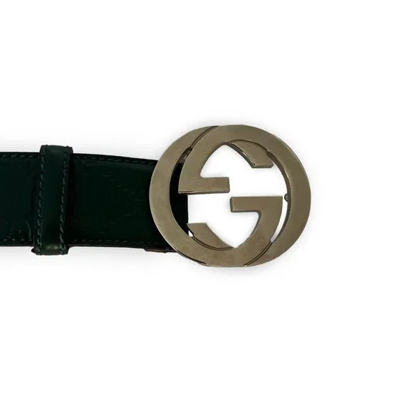 Green Unisex Gucci Belt w/Interlocking G display picture 1